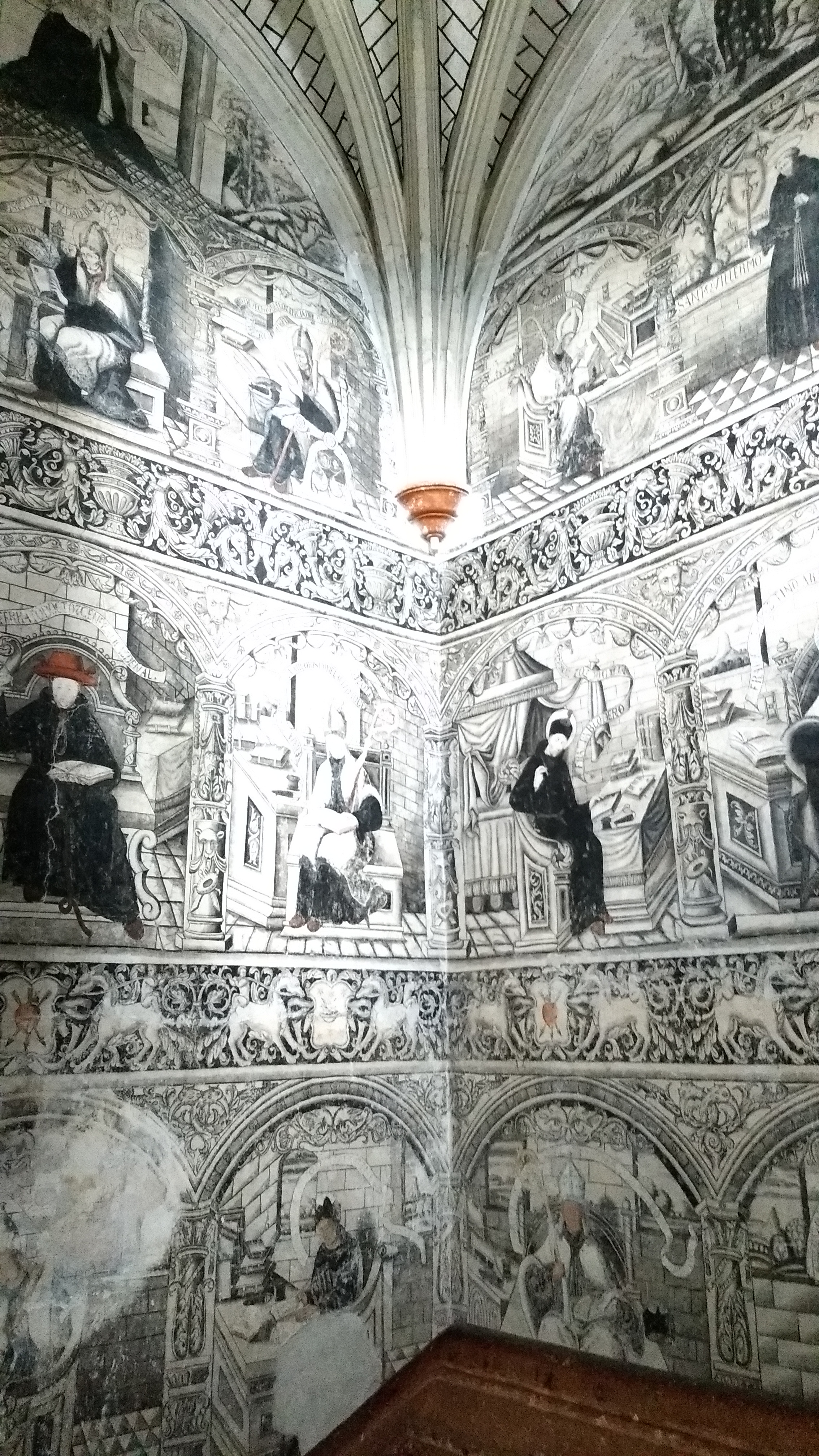 Image of frescoes in staircase