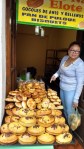 Vendor selling bread made with pulque