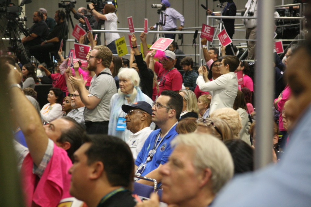 Delegates at the State Demcratic Convention